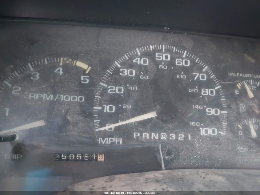 1996 Chevrolet Gmt-400 C2500 VIN: 1GCFC29R8TE154252 Lot: 43818619