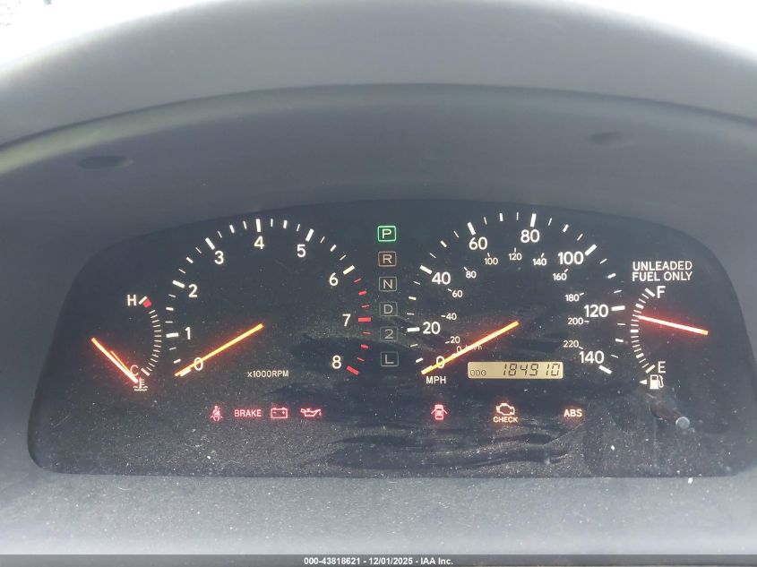 2001 Lexus Es 300 VIN: JT8BF28G310304427 Lot: 43818621