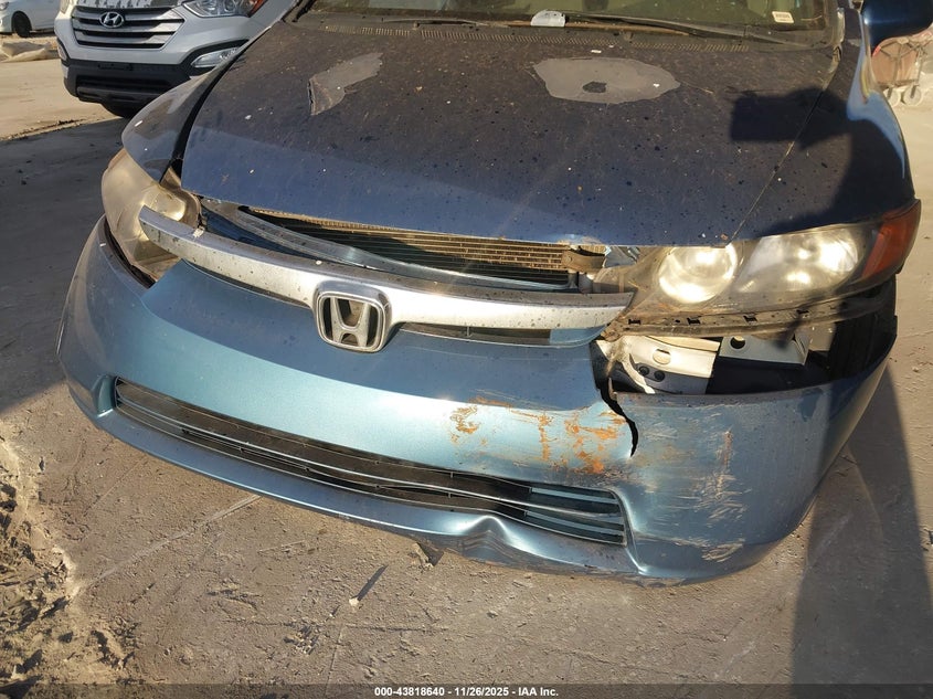 2008 Honda Civic Lx VIN: 2HGFA16528H536358 Lot: 43818640