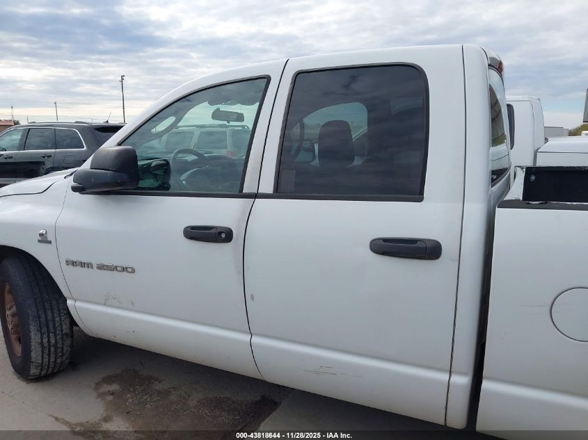 2006 Dodge Ram 2500 Slt/Sport VIN: 3D7KR28C96G118101 Lot: 43818644
