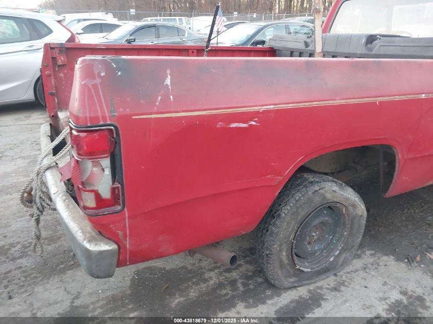 1982 Dodge D-Series D150 VIN: 1B7FD14E1CS214787 Lot: 43818679