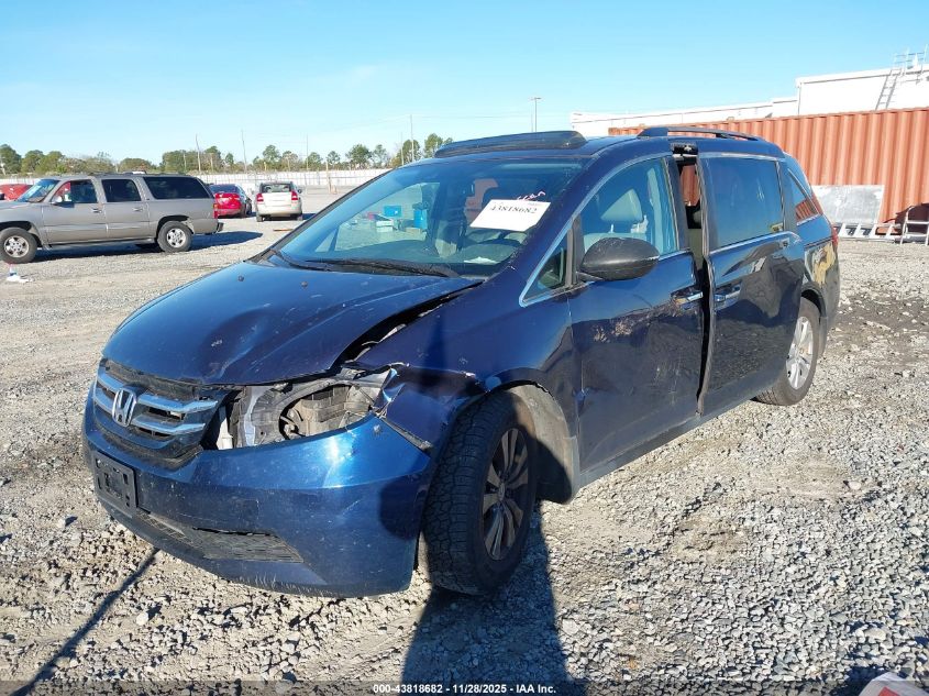 2015 Honda Odyssey Ex-L VIN: 5FNRL5H6XFB070295 Lot: 43818682
