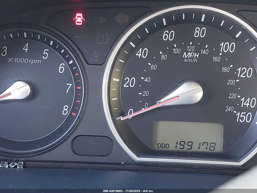 2007 Hyundai Sonata Gls VIN: 5NPET46C77H193413 Lot: 43818683