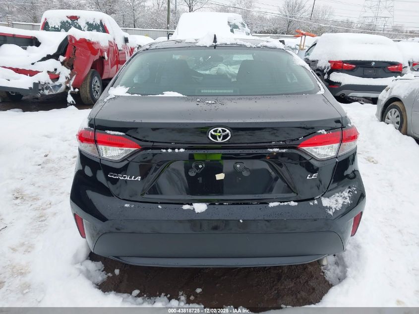 2022 Toyota Corolla Le VIN: 5YFEPMAE0NP286304 Lot: 43818725