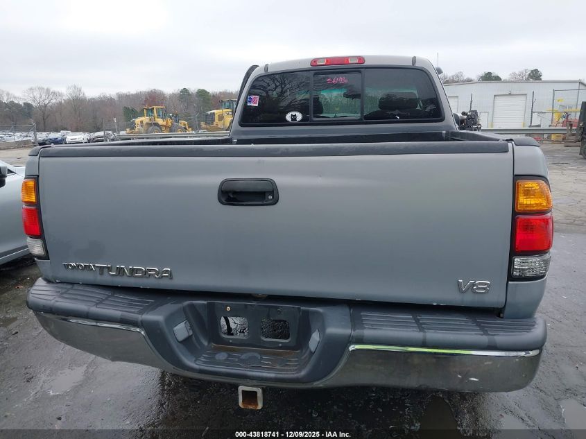 2000 Toyota Tundra Ltd V8 VIN: 5TBRT3819YS027423 Lot: 43818741