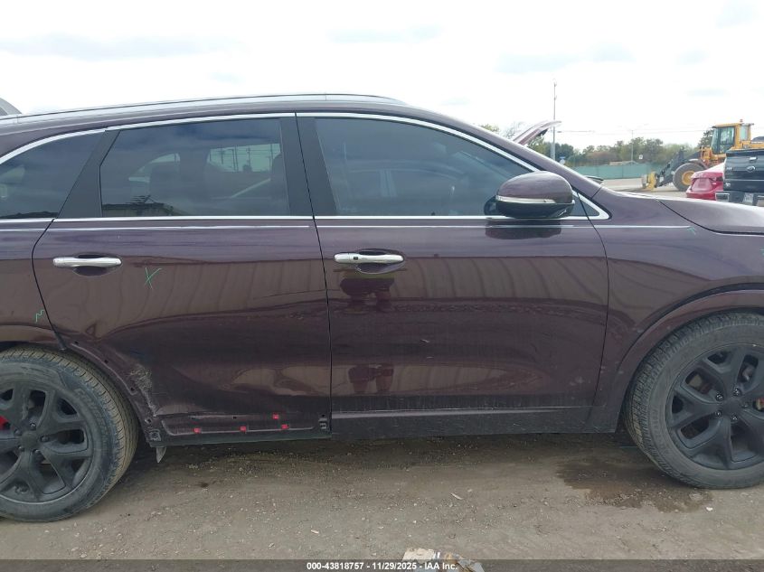 2016 Kia Sorento 3.3L Sx VIN: 5XYPK4A57GG041269 Lot: 43818757