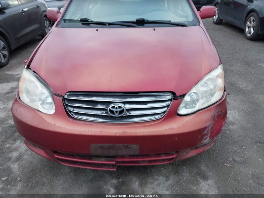 2003 Toyota Corolla Le VIN: 1NXBR32EX3Z077783 Lot: 43818790