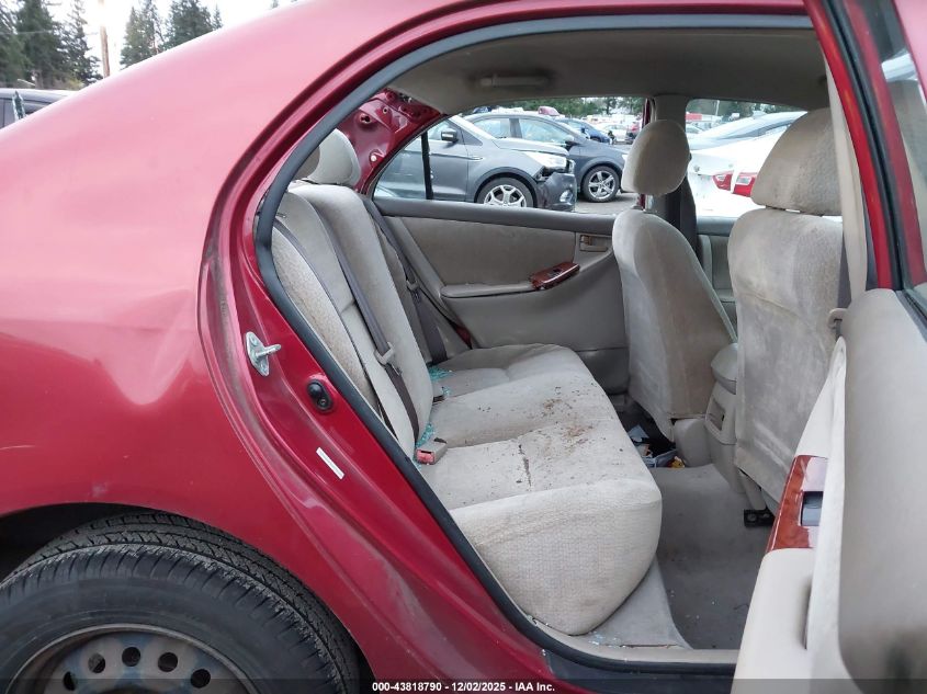 2003 Toyota Corolla Le VIN: 1NXBR32EX3Z077783 Lot: 43818790