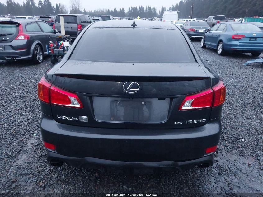 2009 Lexus Is 250 VIN: JTHCK262X95033422 Lot: 43818807