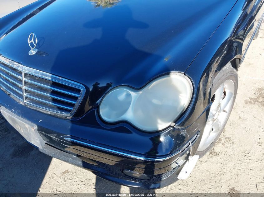 2006 Mercedes-Benz C 230 Sport VIN: WDBRF52H36A876360 Lot: 43818809