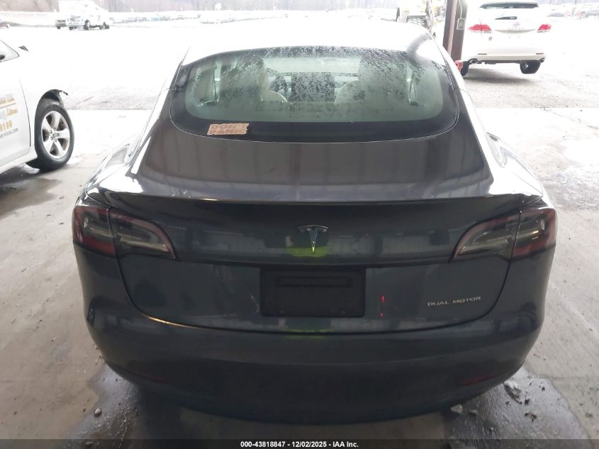 2019 Tesla Model 3 Long Range/Performance VIN: 5YJ3E1EB8KF406725 Lot: 43818847