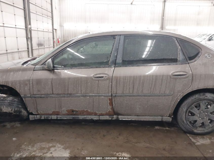 2003 Chevrolet Impala VIN: 2G1WF52E739332311 Lot: 43818883