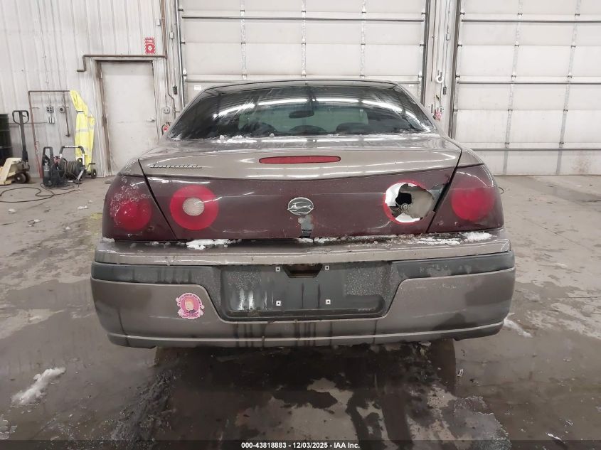 2003 Chevrolet Impala VIN: 2G1WF52E739332311 Lot: 43818883