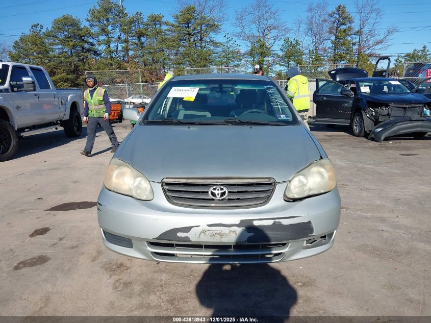 2003 Toyota Corolla Le VIN: JTDBR32E730040301 Lot: 43818943
