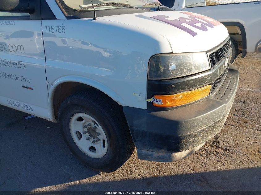 2019 Chevrolet Express 2500 Work Van VIN: 1GCWGAF16K1373021 Lot: 43818977