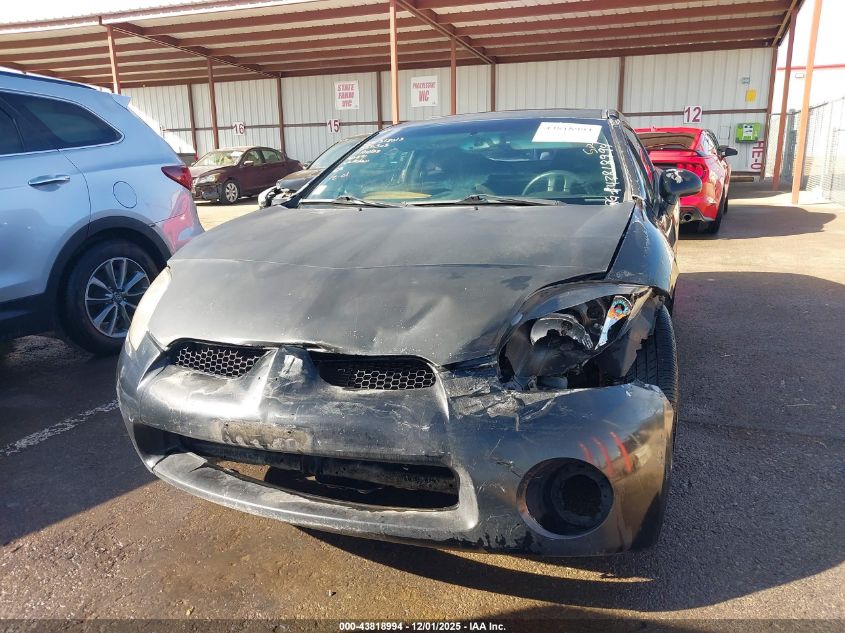 2007 Mitsubishi Eclipse Gt VIN: 4A3AK34T47E041083 Lot: 43818994