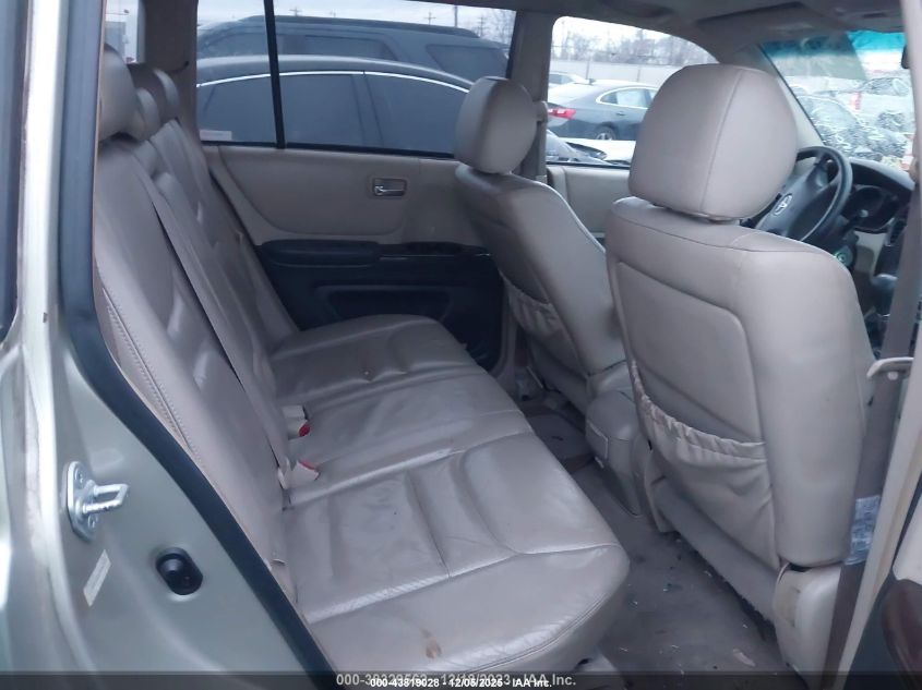 2002 Toyota Highlander Limited V6 VIN: JTEGF21A420042170 Lot: 43819028