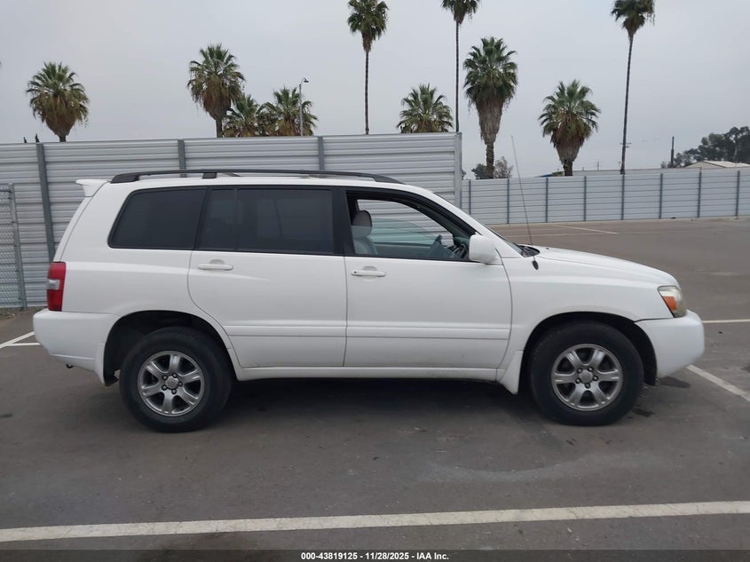 2007 Toyota Highlander 3Rd Row VIN: JTEDP21A070133296 Lot: 43819125