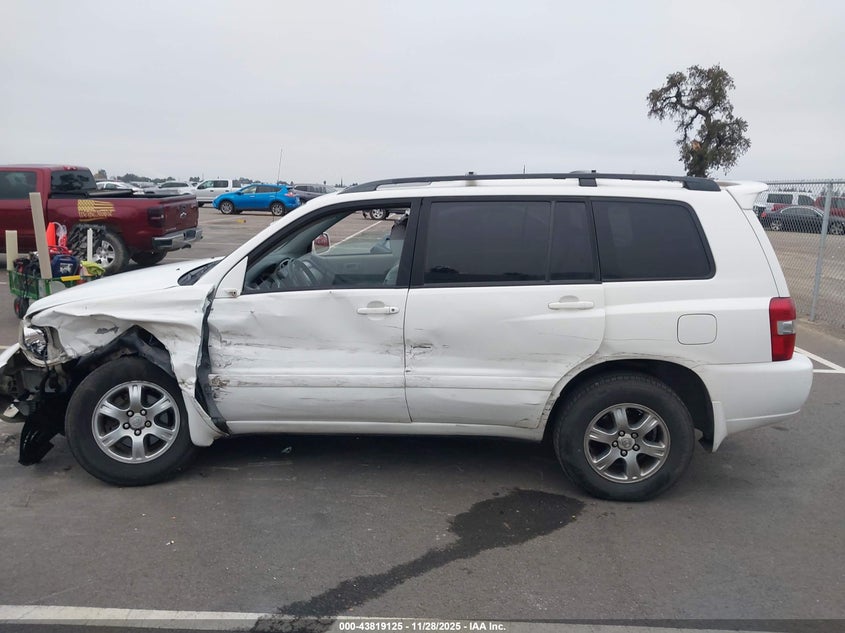2007 Toyota Highlander 3Rd Row VIN: JTEDP21A070133296 Lot: 43819125