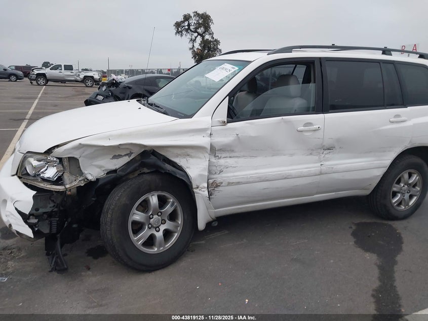 2007 Toyota Highlander 3Rd Row VIN: JTEDP21A070133296 Lot: 43819125