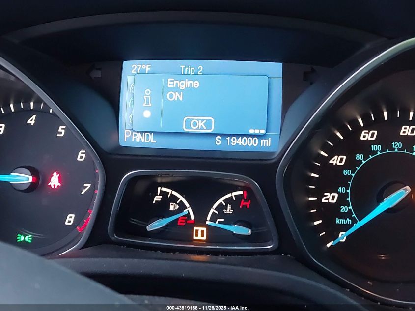 2014 Ford Focus Se VIN: 1FADP3F29EL397159 Lot: 43819158