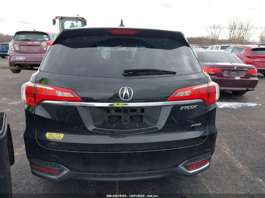 2016 Acura Rdx Technology Acurawatch Plus Packages/Technology Package VIN: 5J8TB4H58GL005262 Lot: 43819183