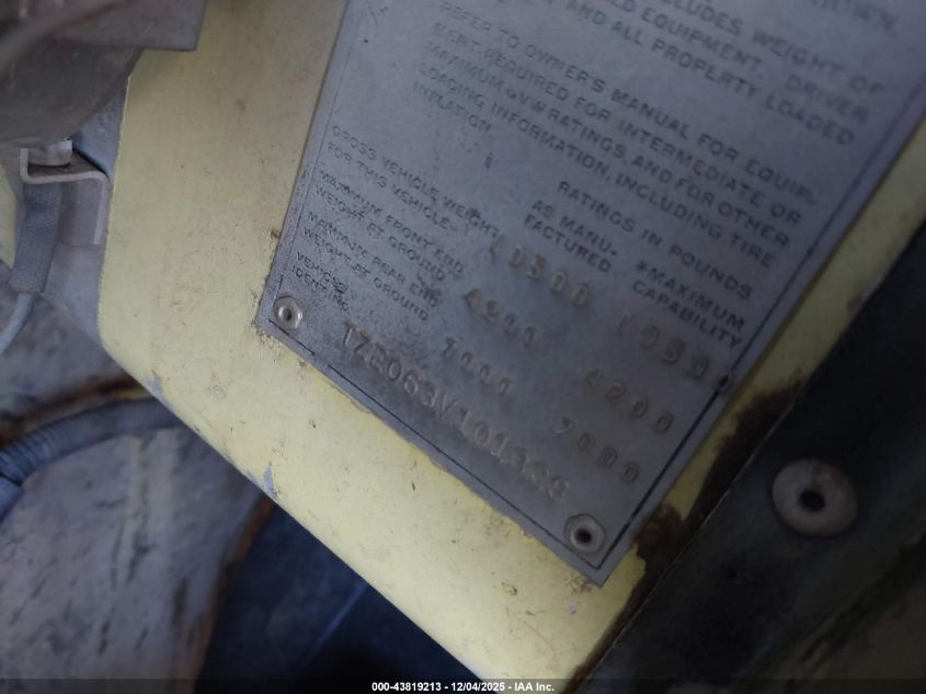 1973 GMC Other VIN: 0000TZE063V101328 Lot: 43819213