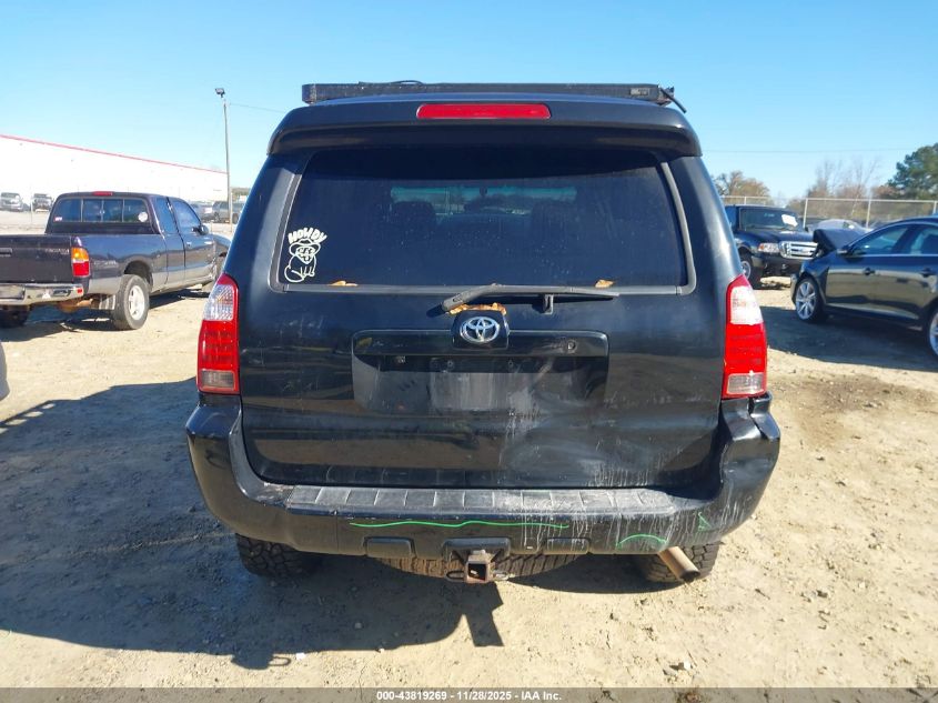 2006 Toyota 4Runner Sr5 Sport V8 VIN: JTEBT14R568031362 Lot: 43819269