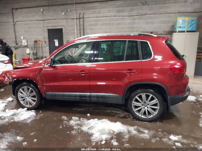 2016 Volkswagen Tiguan Se VIN: WVGBV7AX5GW052760 Lot: 43819299