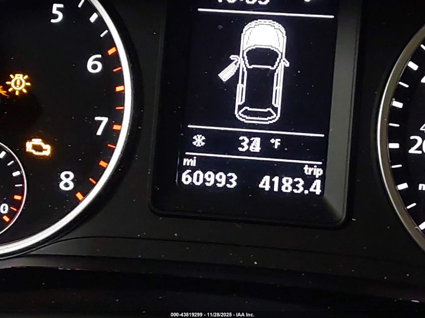 2016 Volkswagen Tiguan Se VIN: WVGBV7AX5GW052760 Lot: 43819299