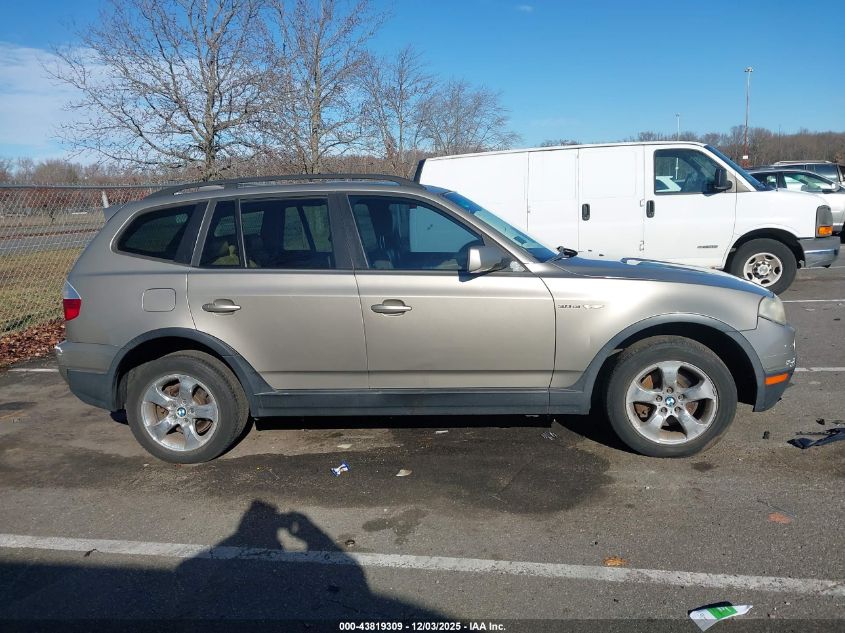 2007 BMW X3 3.0Si VIN: WBXPC93407WF02349 Lot: 43819309