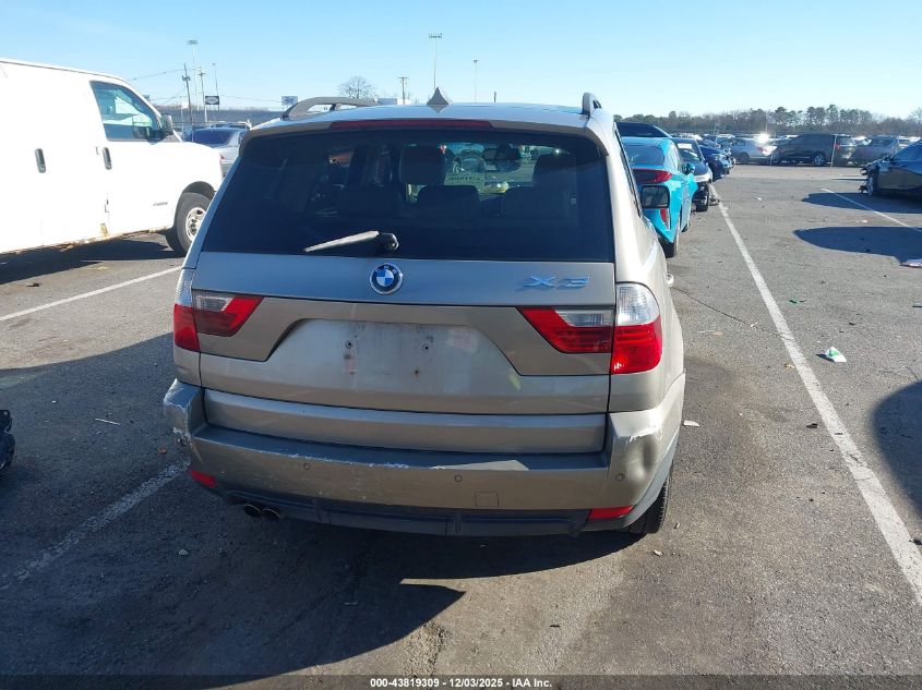 2007 BMW X3 3.0Si VIN: WBXPC93407WF02349 Lot: 43819309