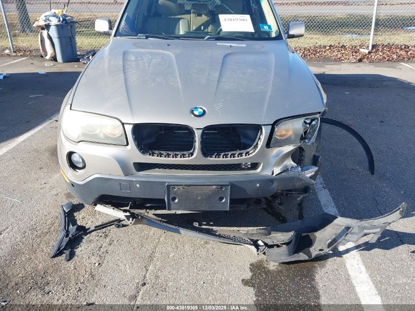 2007 BMW X3 3.0Si VIN: WBXPC93407WF02349 Lot: 43819309