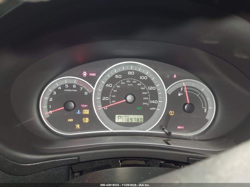 2009 Subaru Impreza 2.5I VIN: JF1GH60609H805354 Lot: 43819333