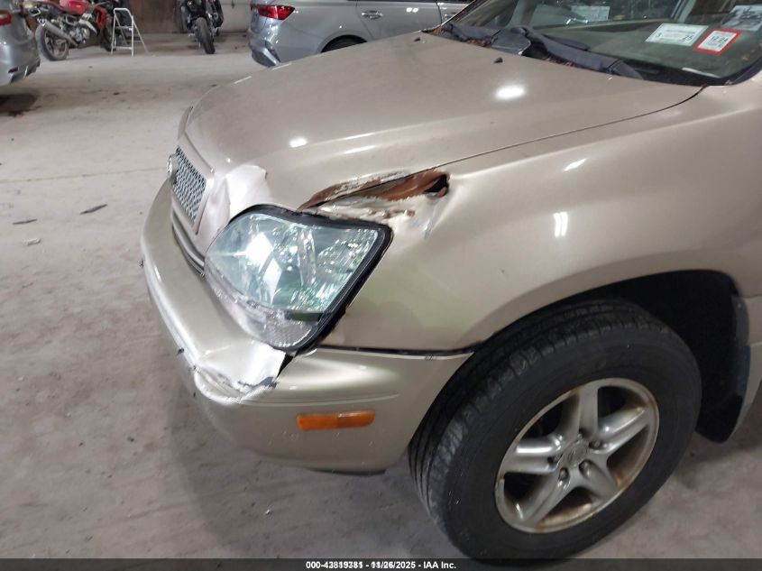 2002 Lexus Rx 300 VIN: JTJHF10U420286669 Lot: 43819381