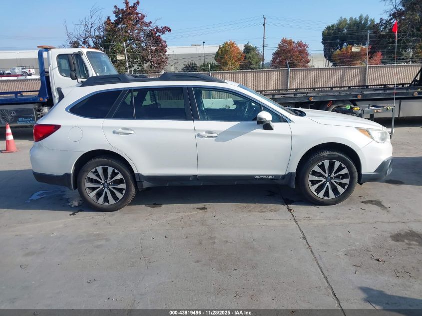 2017 Subaru Outback 2.5I Limited VIN: 4S4BSANC1H3244483 Lot: 43819496