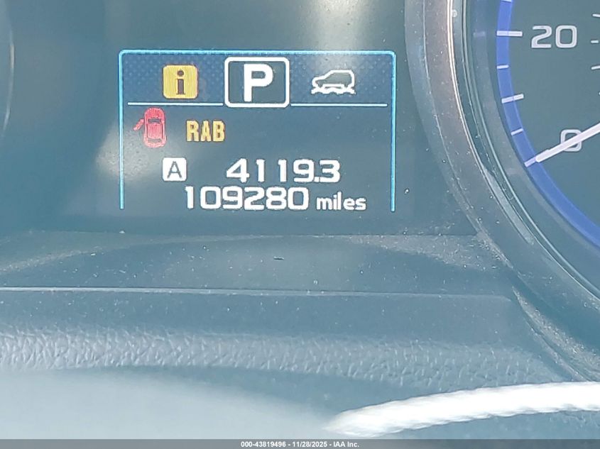 2017 Subaru Outback 2.5I Limited VIN: 4S4BSANC1H3244483 Lot: 43819496