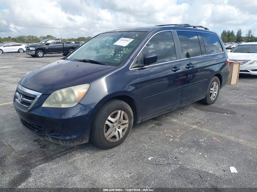 5FNRL38616B108887 2006 HONDA ODYSSEY photo no. 2