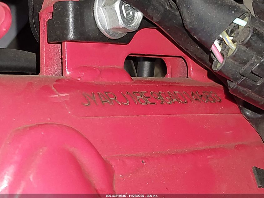 2016 Yamaha Fz6 R VIN: JYARJ18E9GA014683 Lot: 43819635