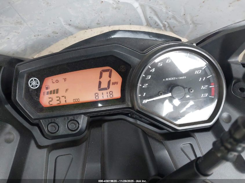 2016 Yamaha Fz6 R VIN: JYARJ18E9GA014683 Lot: 43819635