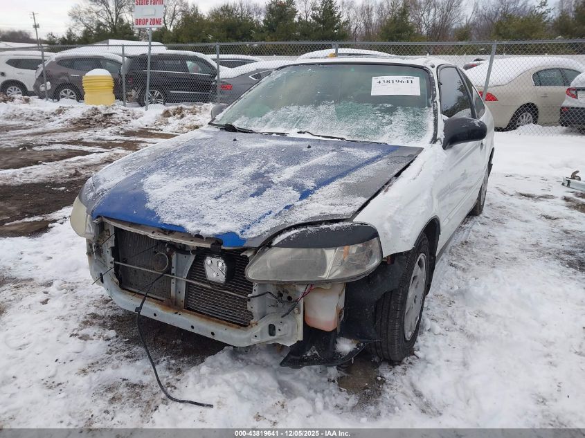 2000 Honda Civic Ex VIN: 1HGEJ8140YL011370 Lot: 43819641