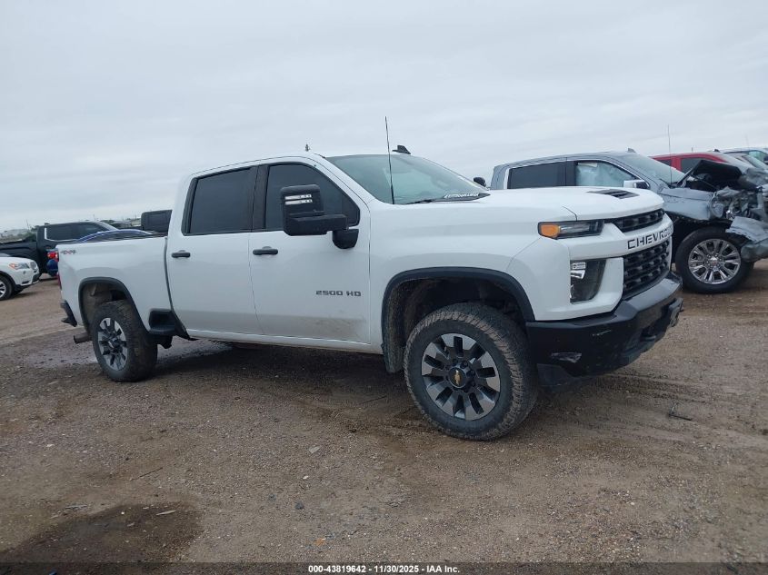 2022 Chevrolet Silverado 2500Hd 4Wd Standard Bed Custom VIN: 2GC4YMEY0N1202610 Lot: 43819642