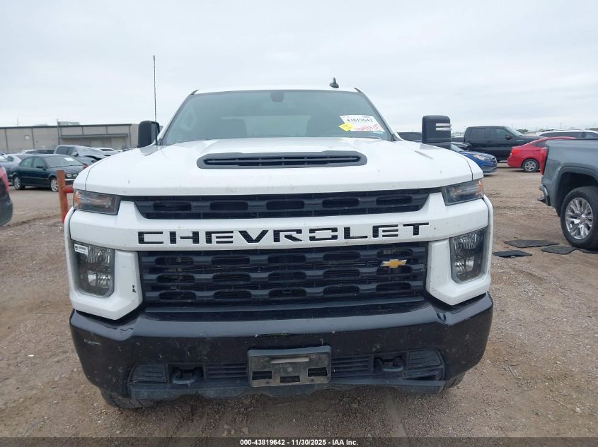 2022 Chevrolet Silverado 2500Hd 4Wd Standard Bed Custom VIN: 2GC4YMEY0N1202610 Lot: 43819642
