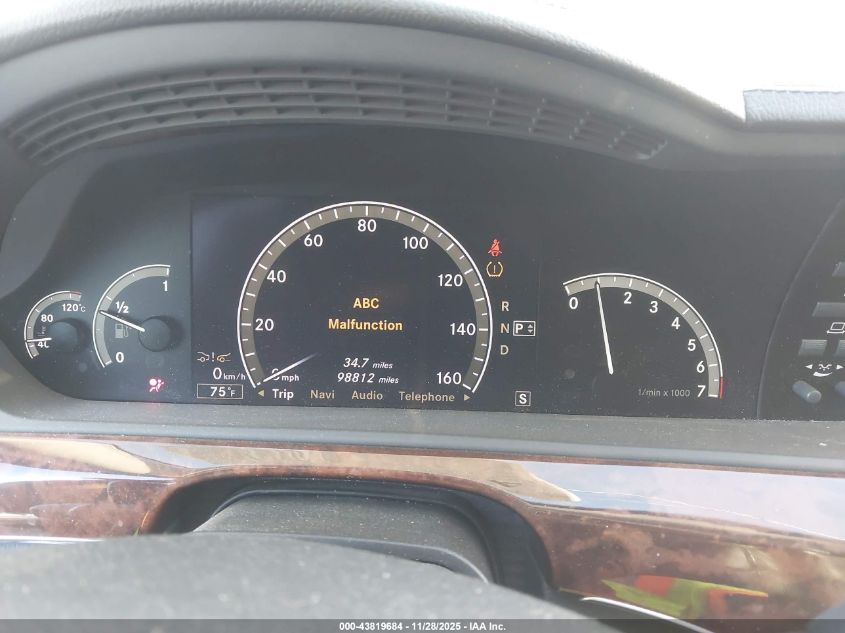 2007 Mercedes-Benz S 550 VIN: WDDNG71X57A123891 Lot: 43819684