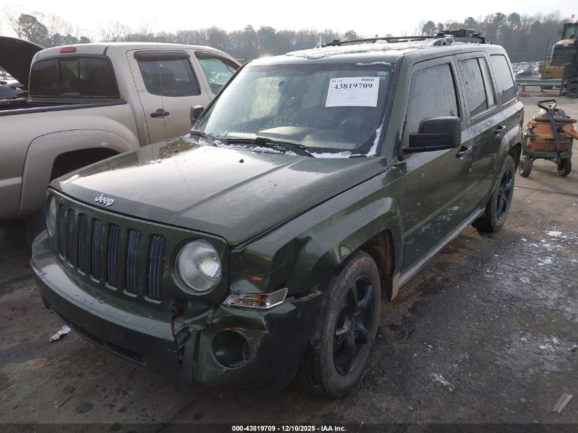 2008 Jeep Patriot Sport VIN: 1J8FT28W98D649282 Lot: 43819709