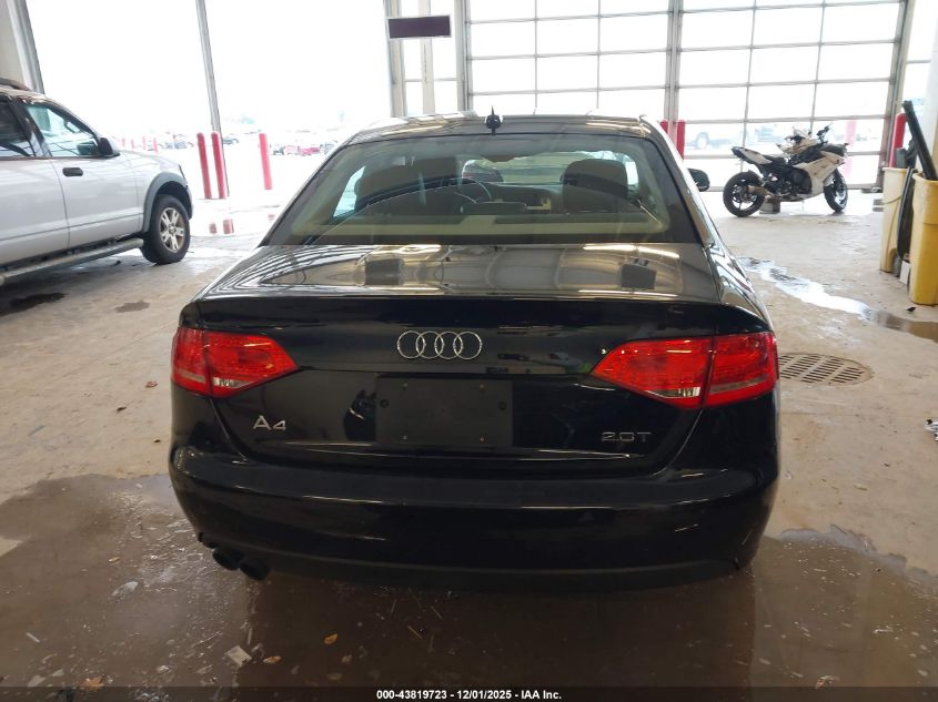 2012 Audi A4 2.0T Premium VIN: WAUAFAFL2CN007966 Lot: 43819723