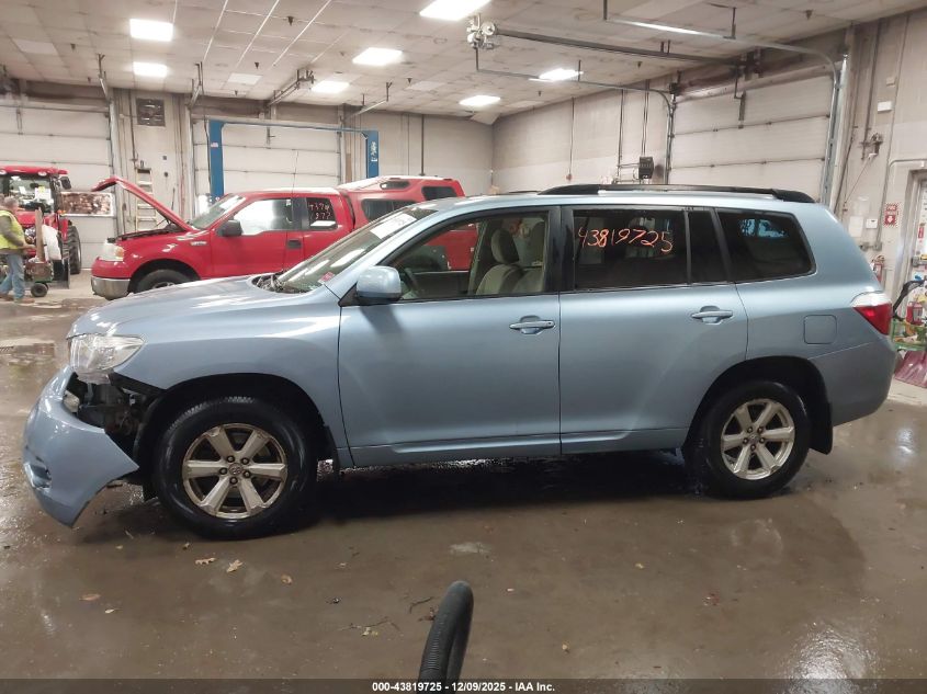 2009 Toyota Highlander VIN: JTEES41A992123646 Lot: 43819725