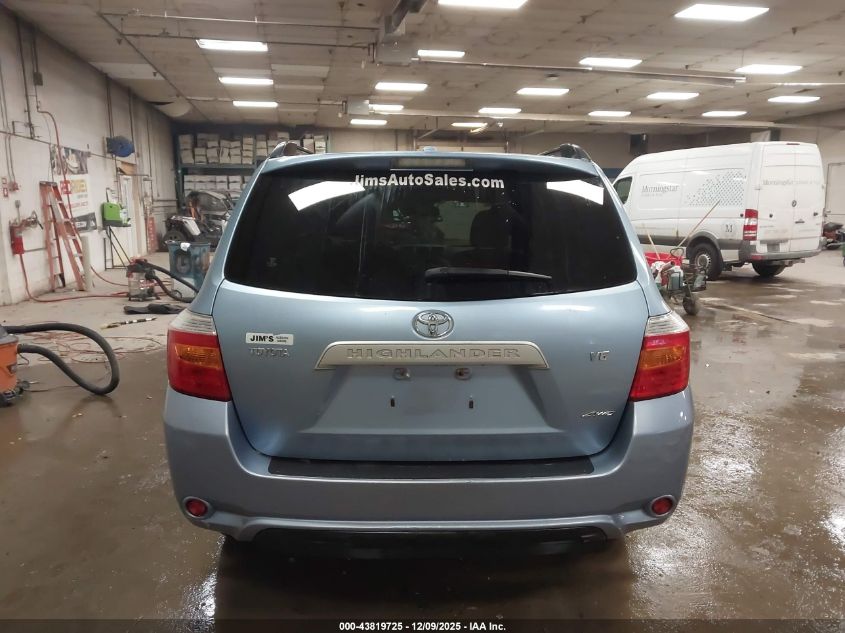 2009 Toyota Highlander VIN: JTEES41A992123646 Lot: 43819725