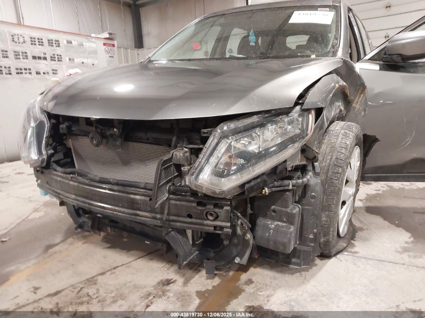 2016 Nissan Rogue S VIN: JN8AT2MT2GW022122 Lot: 43819730