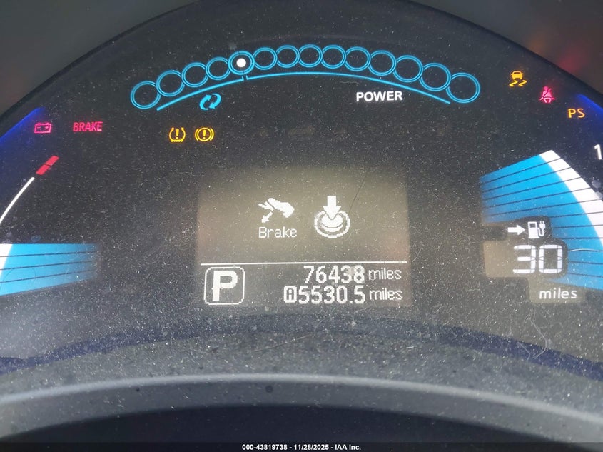 2011 Nissan Leaf Sl VIN: JN1AZ0CP1BT007143 Lot: 43819738